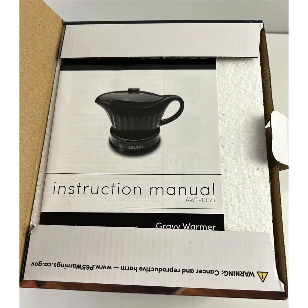 Aroma Gravy Warmer - 14 oz Capacity, Color-Black, Electric - NIB